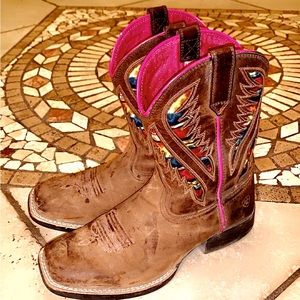 ARIAT kids sarape cowgirl boots